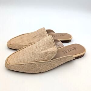 Journee Collection Journee Akza Slip-On Flat Mule Women's Beige Size US8 EU38
